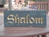  House name, Delabole slate, gilded        